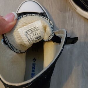 Black and White Converse Sneakers